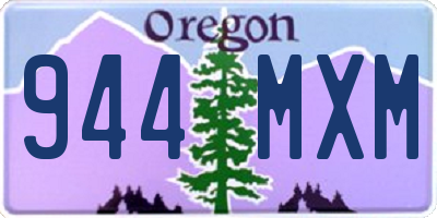 OR license plate 944MXM