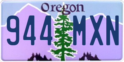 OR license plate 944MXN