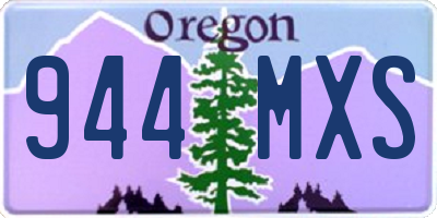 OR license plate 944MXS