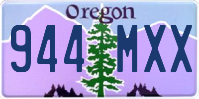 OR license plate 944MXX