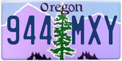 OR license plate 944MXY