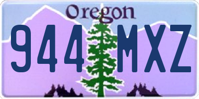 OR license plate 944MXZ
