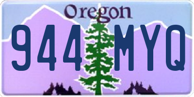 OR license plate 944MYQ