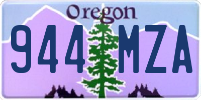 OR license plate 944MZA