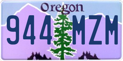 OR license plate 944MZM