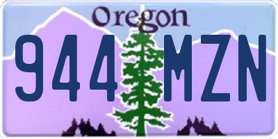 OR license plate 944MZN