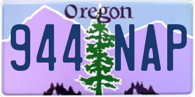 OR license plate 944NAP