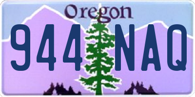 OR license plate 944NAQ