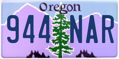 OR license plate 944NAR