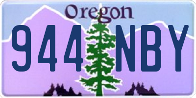 OR license plate 944NBY