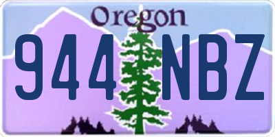 OR license plate 944NBZ