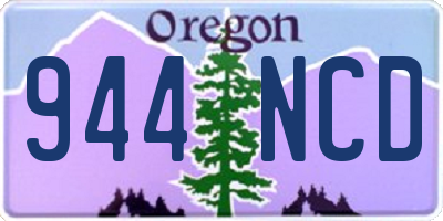 OR license plate 944NCD