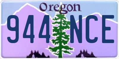 OR license plate 944NCE