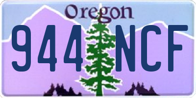 OR license plate 944NCF