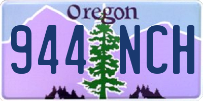 OR license plate 944NCH