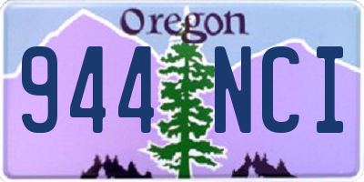 OR license plate 944NCI
