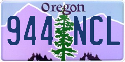 OR license plate 944NCL