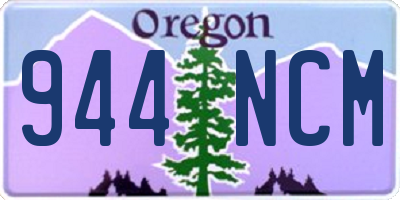 OR license plate 944NCM
