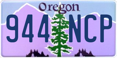 OR license plate 944NCP