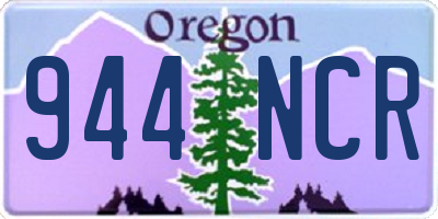OR license plate 944NCR