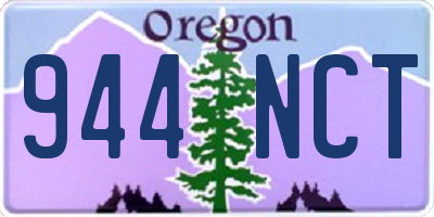 OR license plate 944NCT
