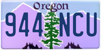 OR license plate 944NCU