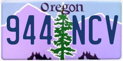 OR license plate 944NCV