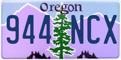 OR license plate 944NCX