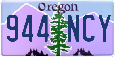 OR license plate 944NCY