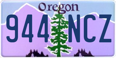 OR license plate 944NCZ