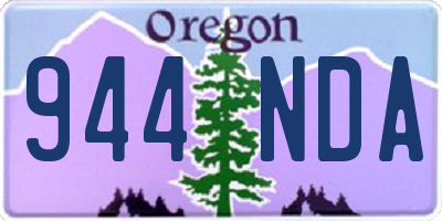 OR license plate 944NDA