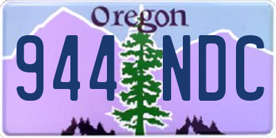 OR license plate 944NDC