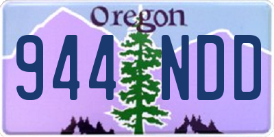 OR license plate 944NDD
