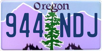 OR license plate 944NDJ