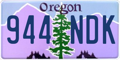 OR license plate 944NDK