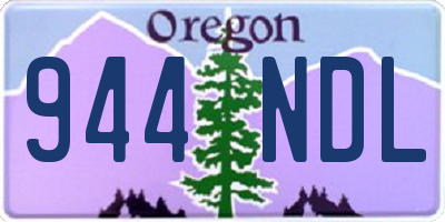 OR license plate 944NDL