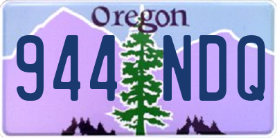 OR license plate 944NDQ