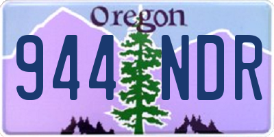 OR license plate 944NDR