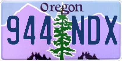OR license plate 944NDX