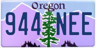 OR license plate 944NEE