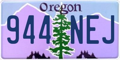 OR license plate 944NEJ