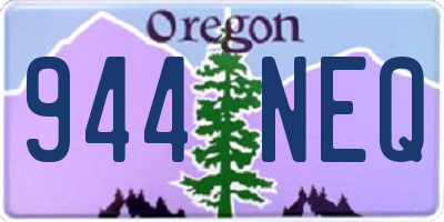 OR license plate 944NEQ