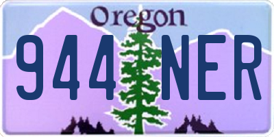 OR license plate 944NER