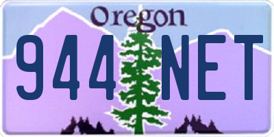 OR license plate 944NET