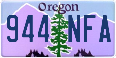 OR license plate 944NFA