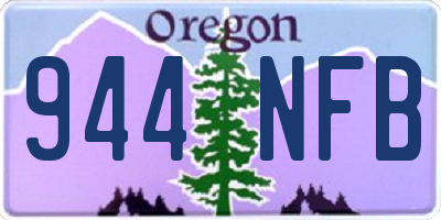 OR license plate 944NFB