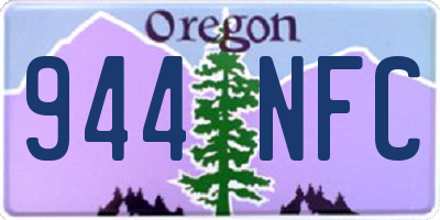 OR license plate 944NFC
