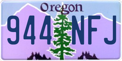 OR license plate 944NFJ
