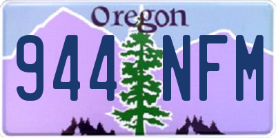 OR license plate 944NFM