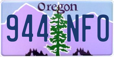 OR license plate 944NFO
